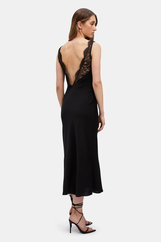 Women Day To Night Dresses Bardot Hayden Lace Slip Dress In Black Black Women Day To Night Dresses Bardot Hayden Lace Slip Dress In Black Black