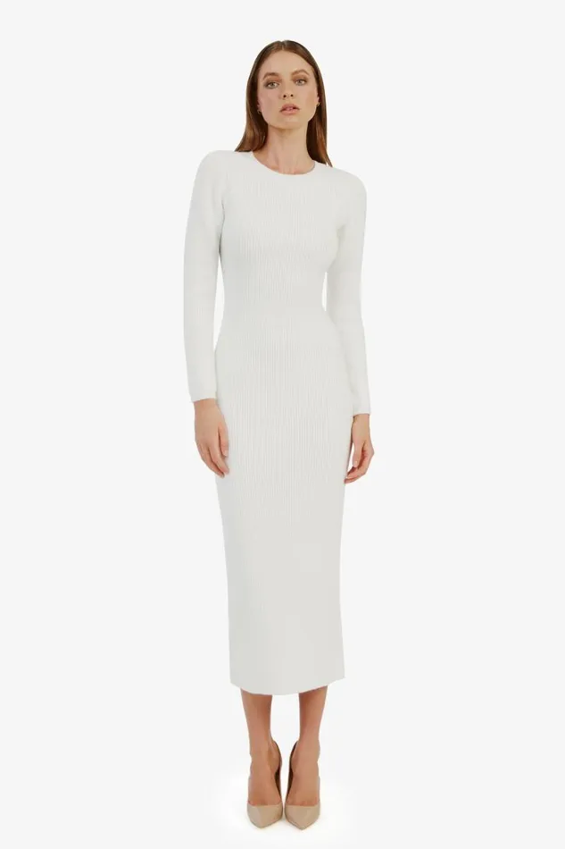Women Day To Night Dresses Bardot Kavala Knit Maxi Dress In Ivory Ivory Women Day To Night Dresses Bardot Kavala Knit Maxi Dress In Ivory Ivory