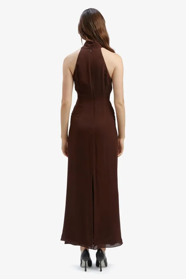Women Day To Night Dresses Bardot Ola Maxi Dress In Chocolate Chocolate Women Day To Night Dresses Bardot Ola Maxi Dress In Chocolate Chocolate