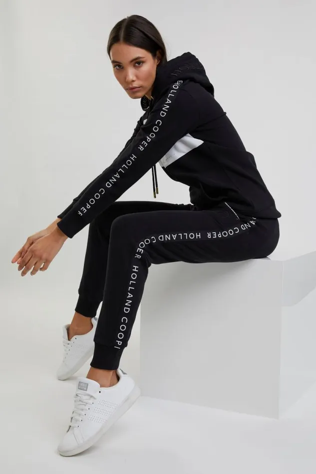 Women Deluxe Jogger Black Holland Cooper Joggers