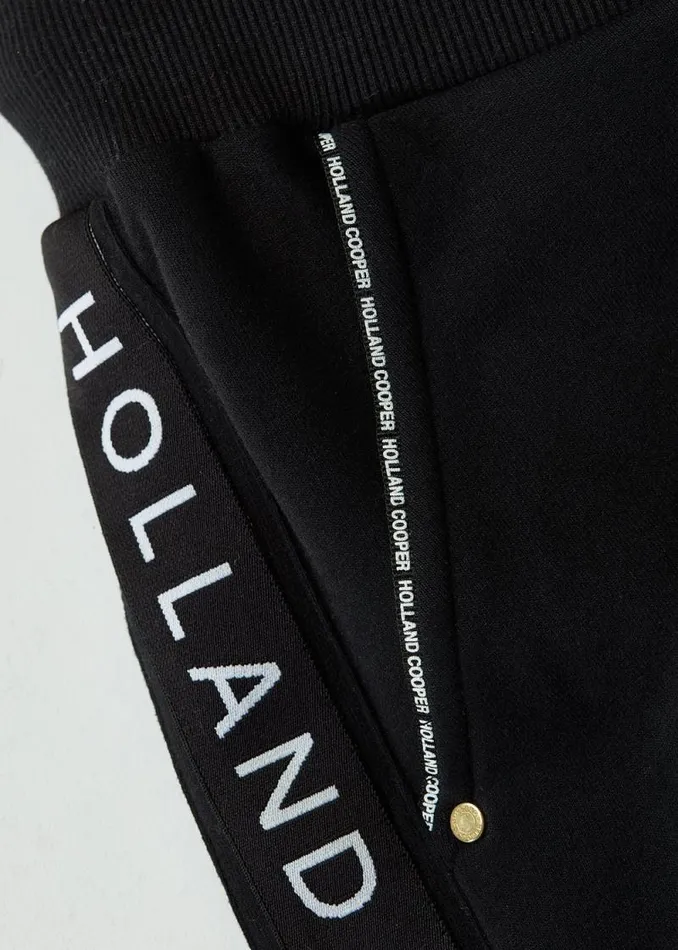Women Deluxe Jogger Black Holland Cooper Joggers Women Deluxe Jogger Black Holland Cooper Joggers