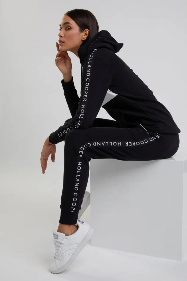 Women Deluxe Jogger Black Holland Cooper Joggers Women Deluxe Jogger Black Holland Cooper Joggers
