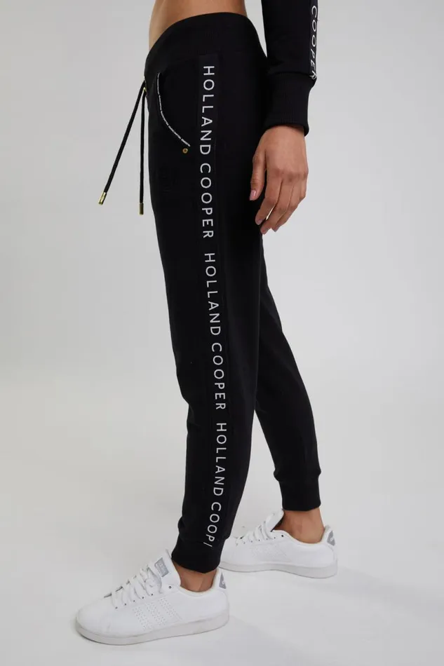 Women Deluxe Jogger Black Holland Cooper Joggers Women Deluxe Jogger Black Holland Cooper Joggers
