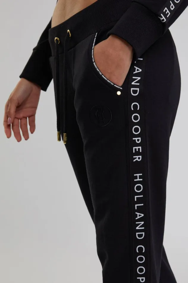 Women Deluxe Jogger Black Holland Cooper Joggers Women Deluxe Jogger Black Holland Cooper Joggers