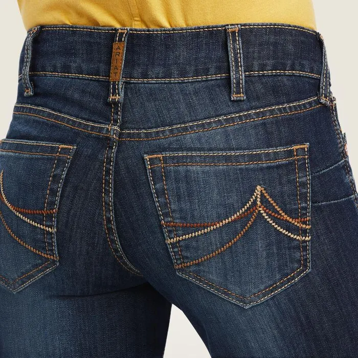 Women Denim Ariat REAL Mid Rise Octavia Straight Jean Burbank Women Denim Ariat REAL Mid Rise Octavia Straight Jean Burbank