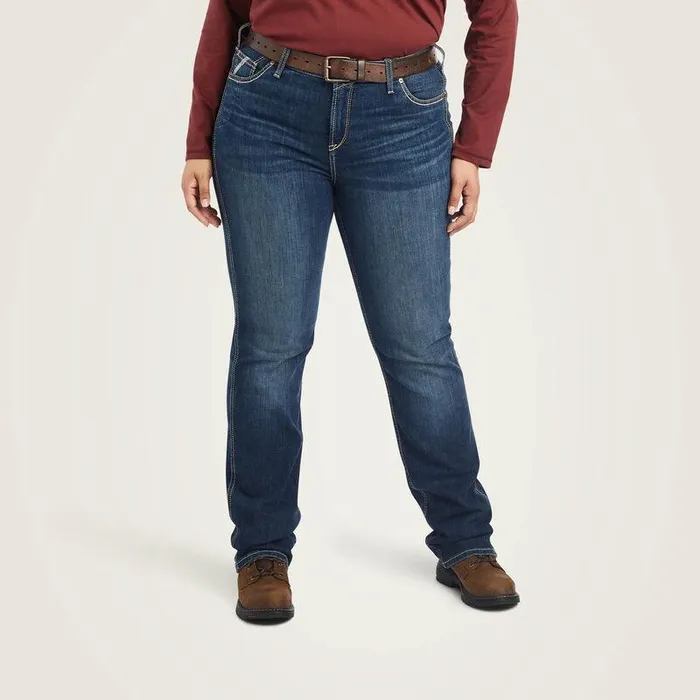 Women Denim Ariat Rebar Riveter Straight Jean Atlanta Women Denim Ariat Rebar Riveter Straight Jean Atlanta