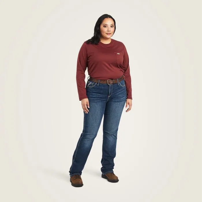 Women Denim Ariat Rebar Riveter Straight Jean Atlanta Women Denim Ariat Rebar Riveter Straight Jean Atlanta