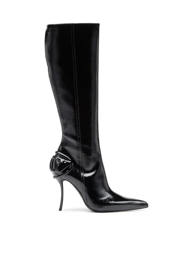 Women Diesel Boots DTENandHALF HB Black