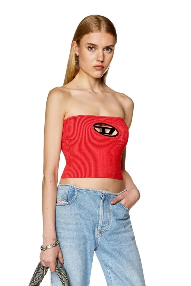 Women Diesel TShirts and Tops MCLARKSVILLEA Red