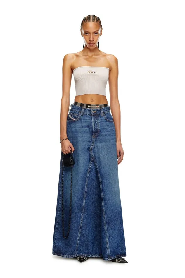 Women Diesel TShirts and Tops MCLARKSVILLEX Grey