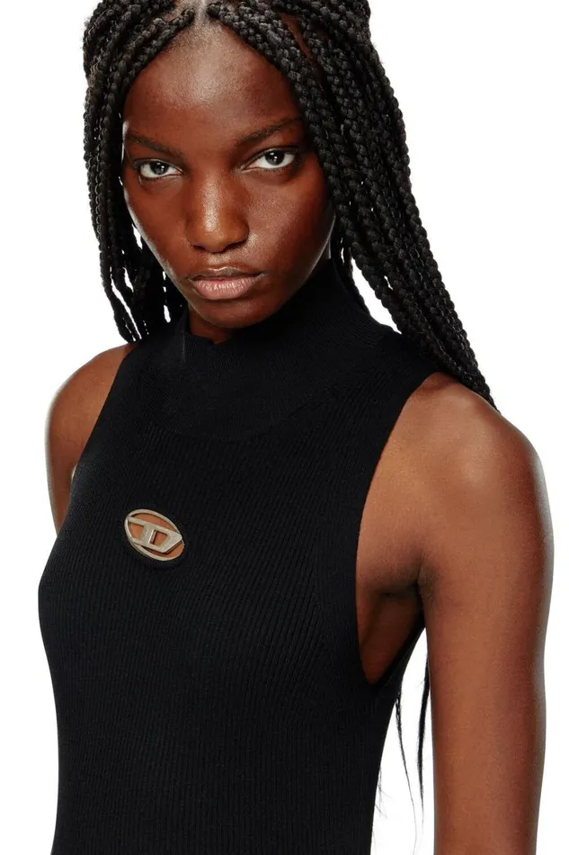 Women Diesel TShirts and Tops MONERVAXTOP Blackgrey Women Diesel TShirts and Tops MONERVAXTOP Blackgrey