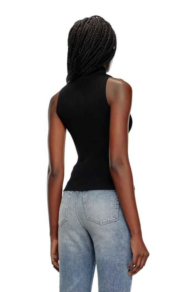 Women Diesel TShirts and Tops MONERVAXTOP Blackgrey Women Diesel TShirts and Tops MONERVAXTOP Blackgrey