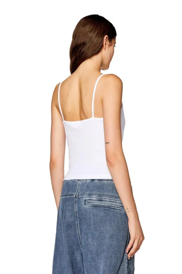 Women Diesel TShirts and Tops THOPD White Women Diesel TShirts and Tops THOPD White