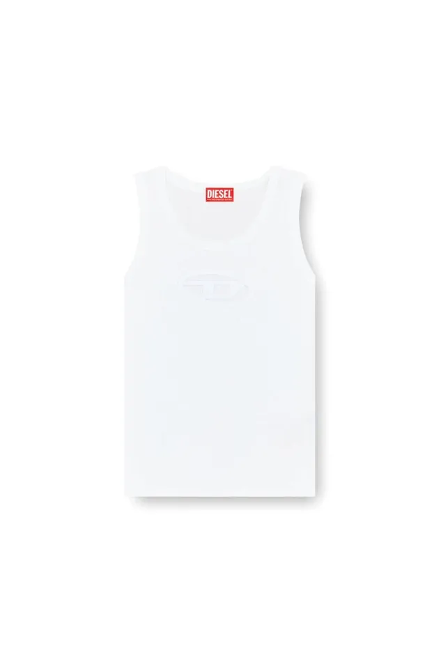 Women Diesel TShirts and Tops TLYNYSOD White Women Diesel TShirts and Tops TLYNYSOD White