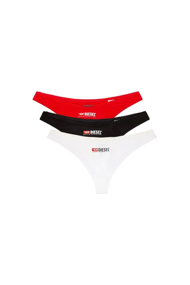 Women Diesel Underwear and Socks PUNCHYDCORE3PACK Redblack