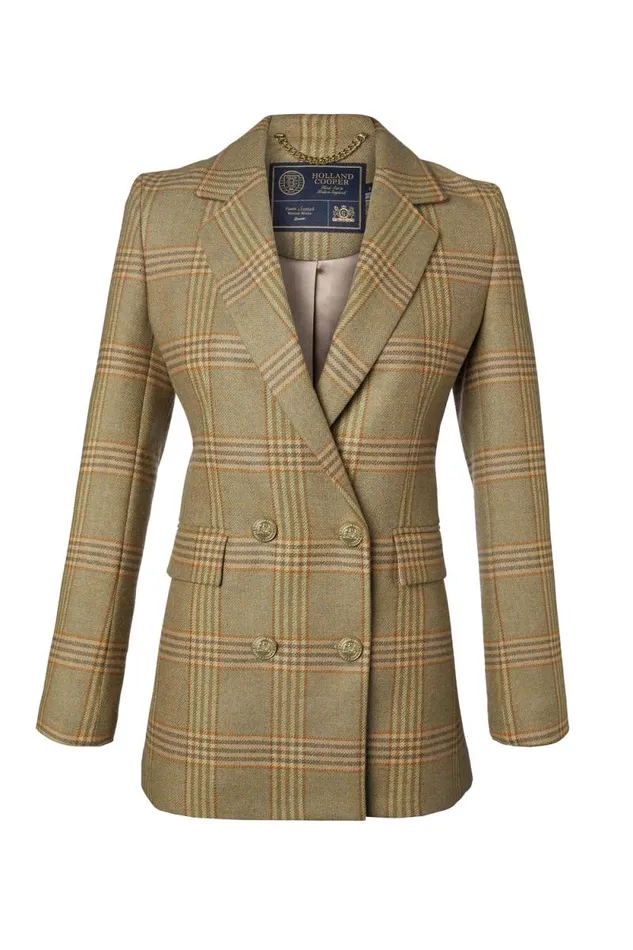 Women Double Breasted Blazer Leveret Holland Cooper Tailoring