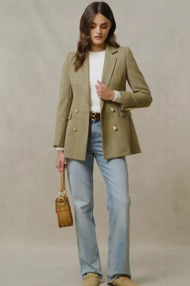 Women Double Breasted Blazer Leveret Holland Cooper Tailoring