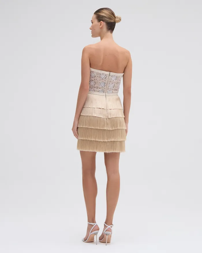 Women Dresses and Jumpsuits PatBO NATURAL CROCHET MINI DRESS Off White