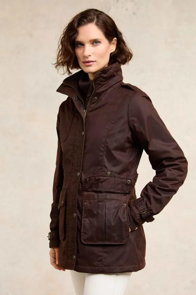 Women Durham Wax Jacket Chocolate Holland Cooper Jackets Women Durham Wax Jacket Chocolate Holland Cooper Jackets