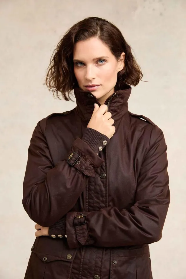 Women Durham Wax Jacket Chocolate Holland Cooper Jackets Women Durham Wax Jacket Chocolate Holland Cooper Jackets