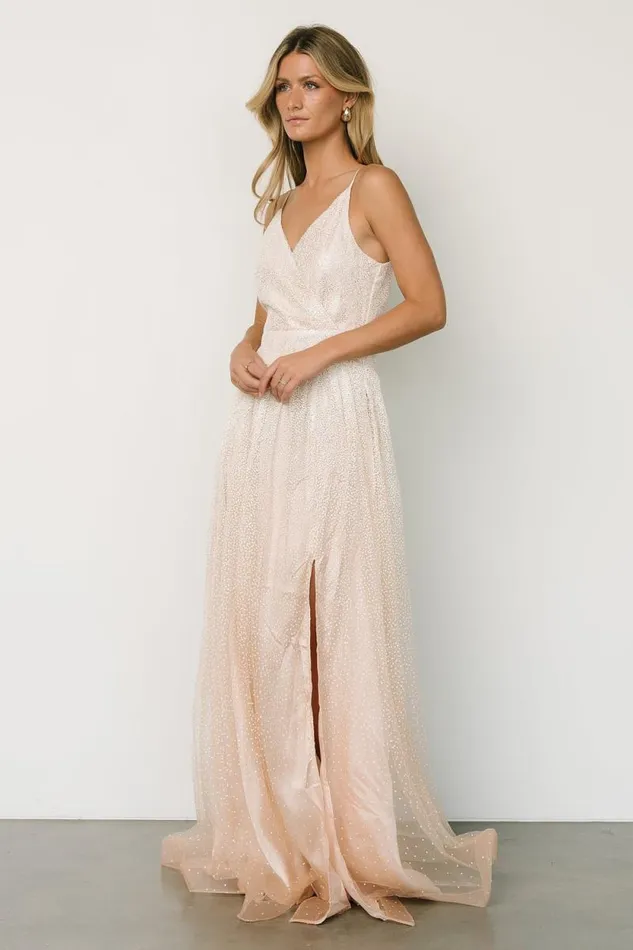 Women Ellie Shimmer Gown Champagne Baltic Born Tulle Styles Women Ellie Shimmer Gown Champagne Baltic Born Tulle Styles