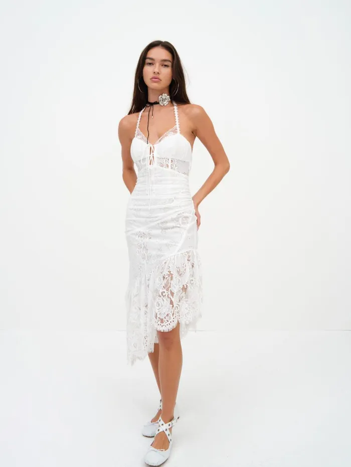 Women Ellis Midi Dress White For Love and Lemons Dresses Women Ellis Midi Dress White For Love and Lemons Dresses
