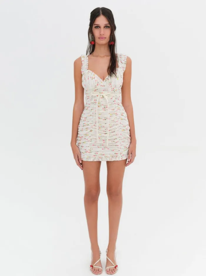 Women Elodie Mini Dress Multi For Love and Lemons Dresses Women Elodie Mini Dress Multi For Love and Lemons Dresses
