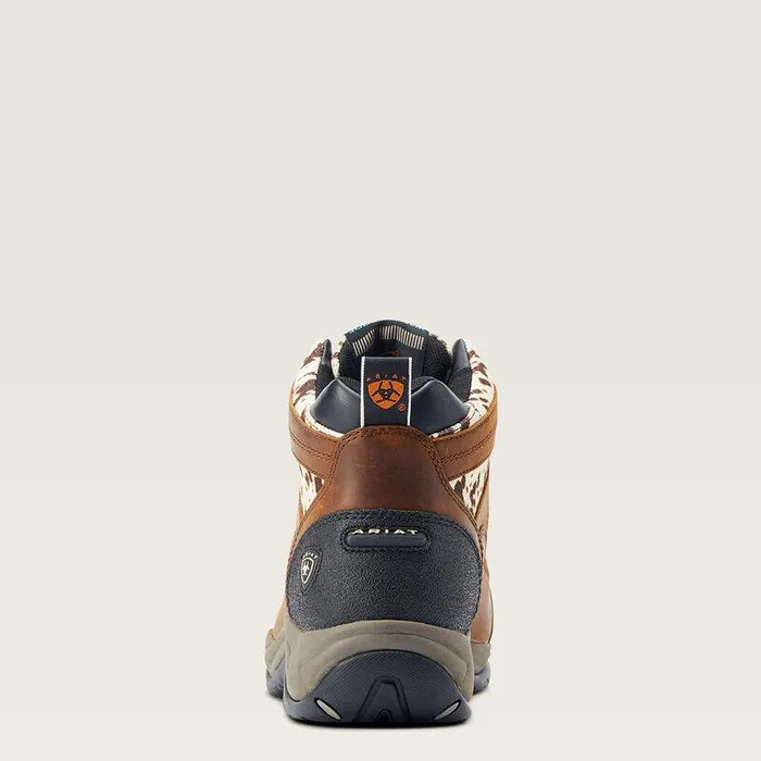 Women English Riding Boots Ariat Terrain Waterproof Boot Distressed Brownand Speckled Cow Print Women English Riding Boots Ariat Terrain Waterproof Boot Distressed Brownand Speckled Cow Print