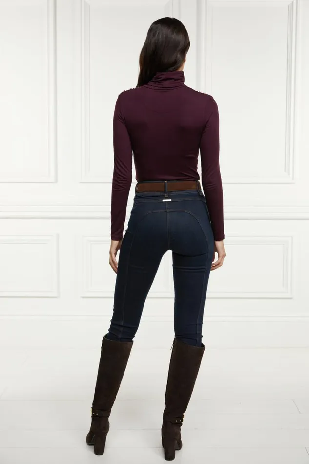 Women Essential Roll Neck Burgundy Holland Cooper Knitwear Women Essential Roll Neck Burgundy Holland Cooper Knitwear