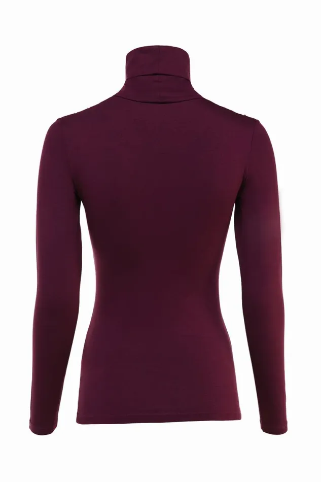 Women Essential Roll Neck Burgundy Holland Cooper Knitwear Women Essential Roll Neck Burgundy Holland Cooper Knitwear