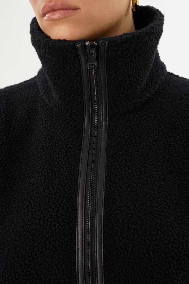 Women EUDORA Polar Fleece Vest Black Black LAMARQUE Tops Women EUDORA Polar Fleece Vest Black Black LAMARQUE Tops