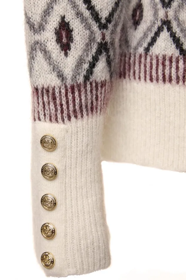 Women Fairisle Knit Cream Holland Cooper Knitwear Women Fairisle Knit Cream Holland Cooper Knitwear