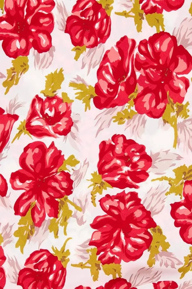 Women Faithfull The Brand Dresses Acacia Maxi Dress Isadora Floral Red