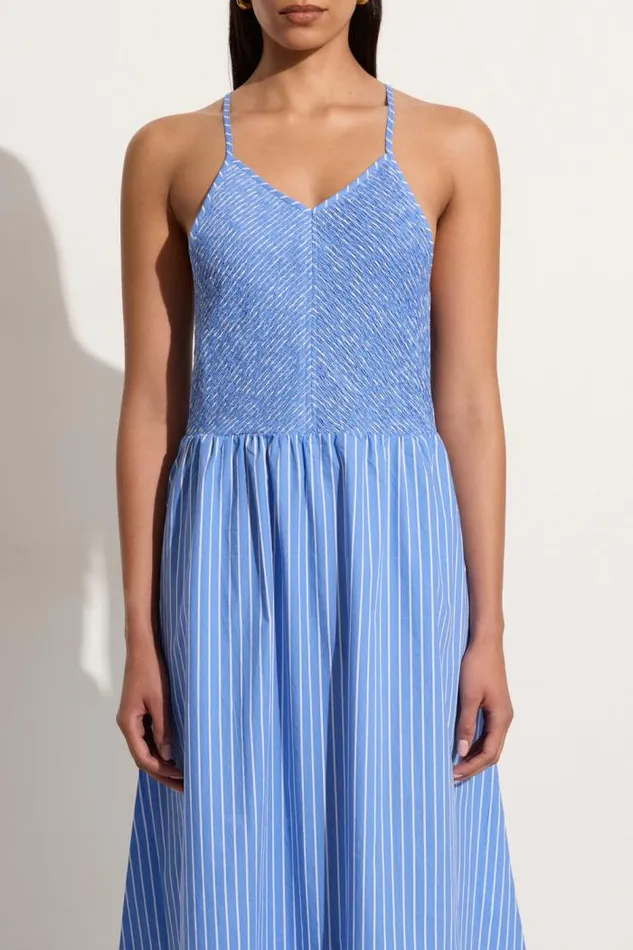 Women Faithfull The Brand Dresses Camera Midi Dress Baratti Stripe