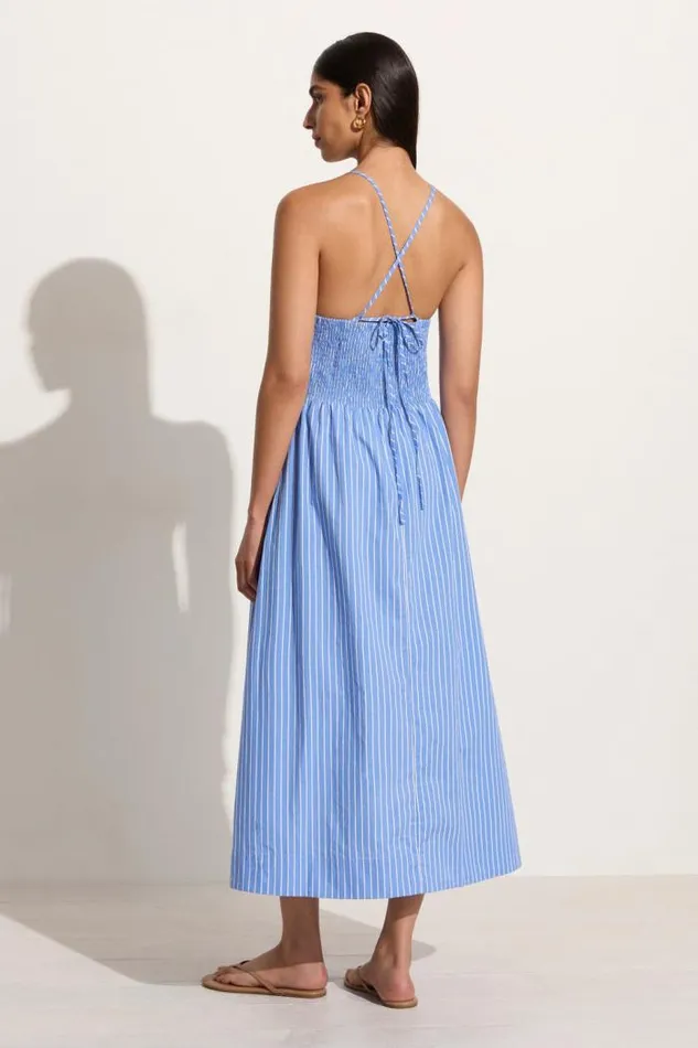 Women Faithfull The Brand Dresses Camera Midi Dress Baratti Stripe