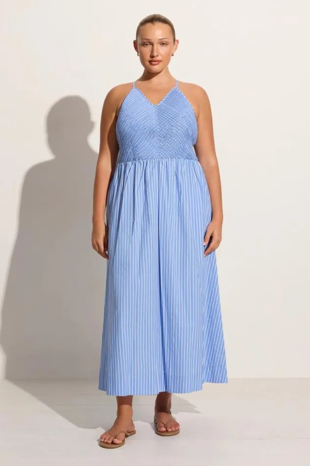 Women Faithfull The Brand Dresses Camera Midi Dress Baratti Stripe