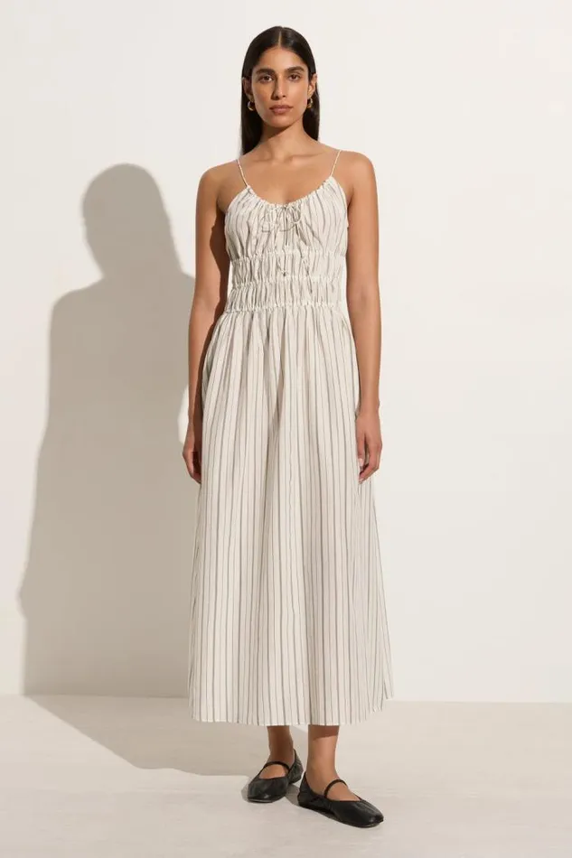 Women Faithfull The Brand Dresses Carinna Midi Dress Trieste Stripe