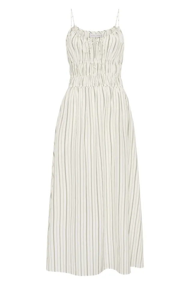 Women Faithfull The Brand Dresses Carinna Midi Dress Trieste Stripe