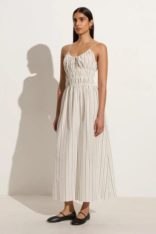 Women Faithfull The Brand Dresses Carinna Midi Dress Trieste Stripe