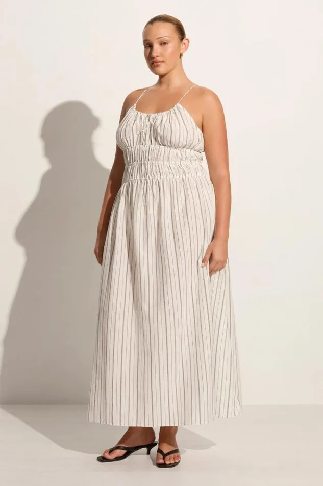 Women Faithfull The Brand Dresses Carinna Midi Dress Trieste Stripe