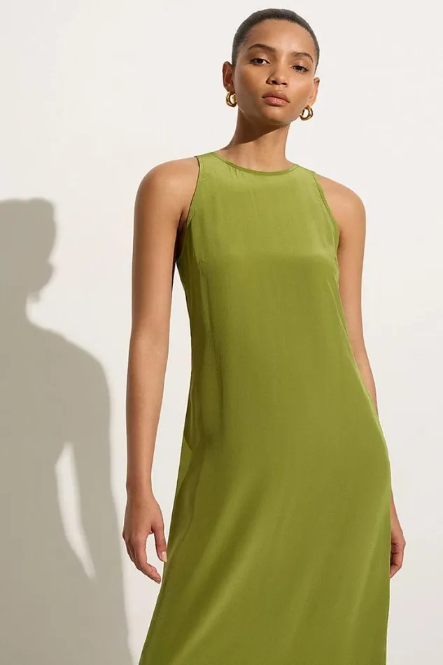 Women Faithfull The Brand Dresses Esposende Midi Dress Palm Green