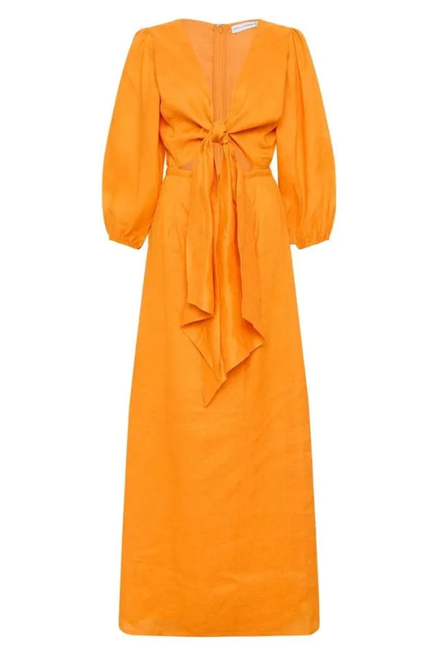 Women Faithfull The Brand Dresses La Mia Maxi Dress Tuscan Sun 8211 Final Sale