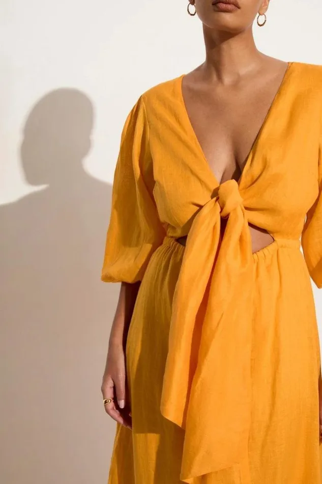 Women Faithfull The Brand Dresses La Mia Maxi Dress Tuscan Sun 8211 Final Sale
