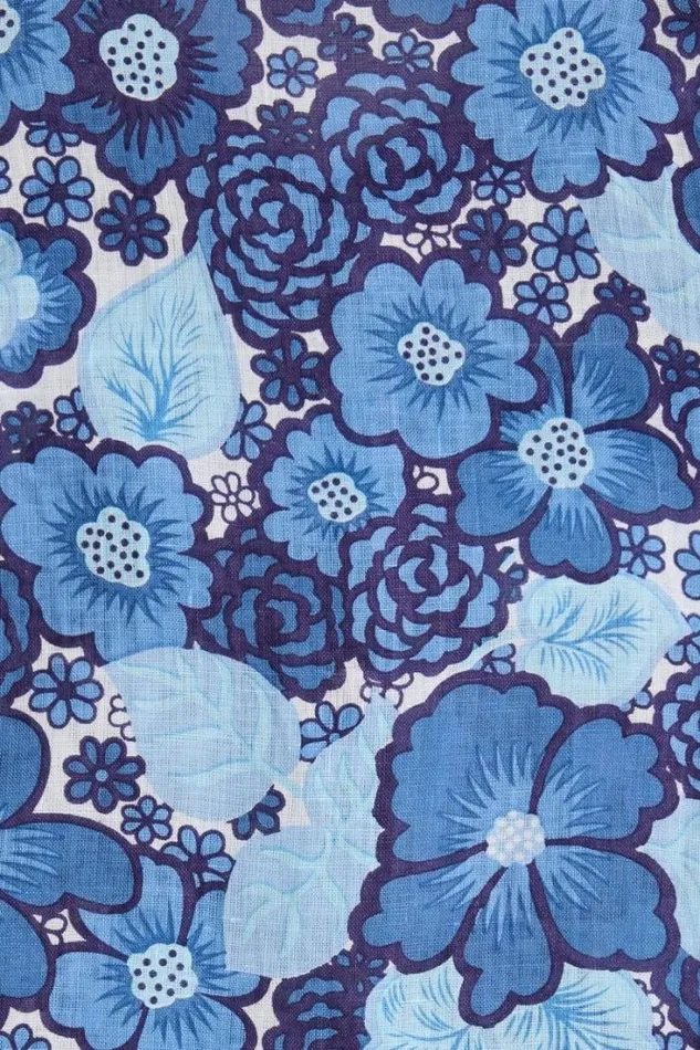 Women Faithfull The Brand Dresses Los Cinco Maxi Dress La Mira Floral Blue