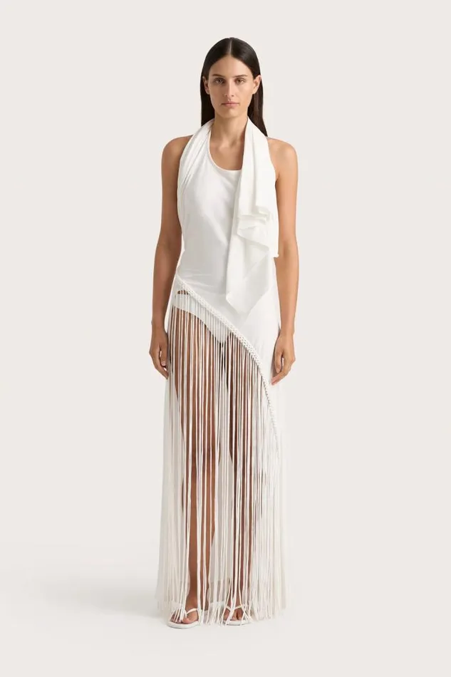 Women Faithfull The Brand Dresses Maceio Maxi Dress White