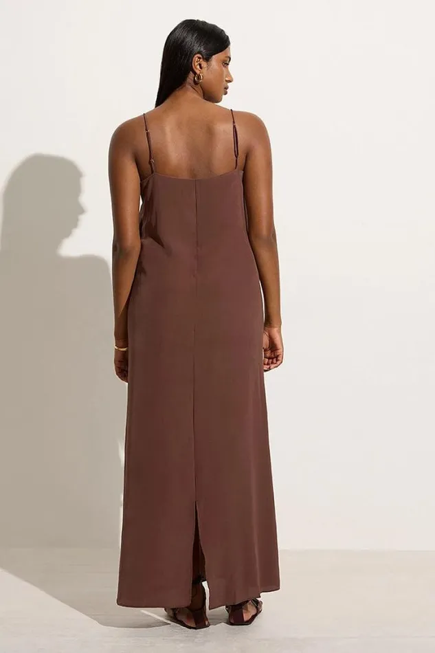 Women Faithfull The Brand Dresses Muni Maxi Dress Tobacco