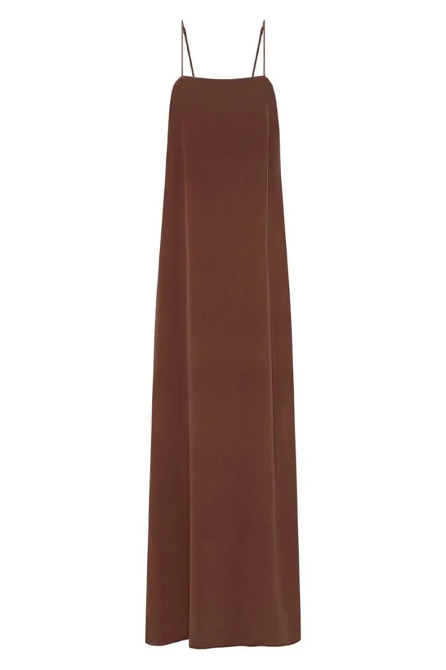 Women Faithfull The Brand Dresses Muni Maxi Dress Tobacco