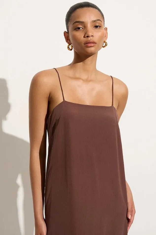 Women Faithfull The Brand Dresses Muni Maxi Dress Tobacco