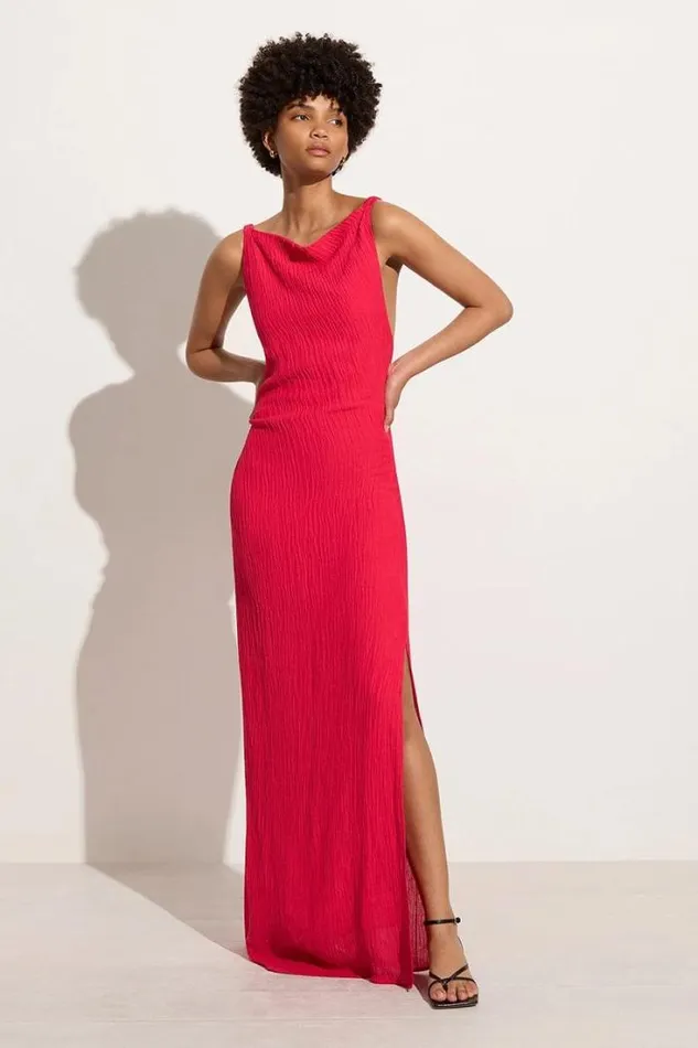 Women Faithfull The Brand Dresses Palermo Maxi Dress Peony Pink