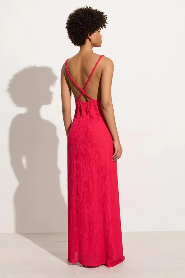 Women Faithfull The Brand Dresses Palermo Maxi Dress Peony Pink